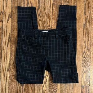 CALVIN KLEIN - black & white checkered pants, size 2, in perfect condition